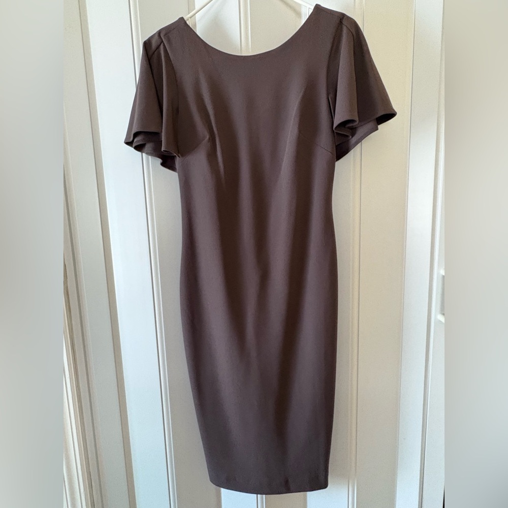 Women’s Gray Calvin Klein fitted Dress Size 2